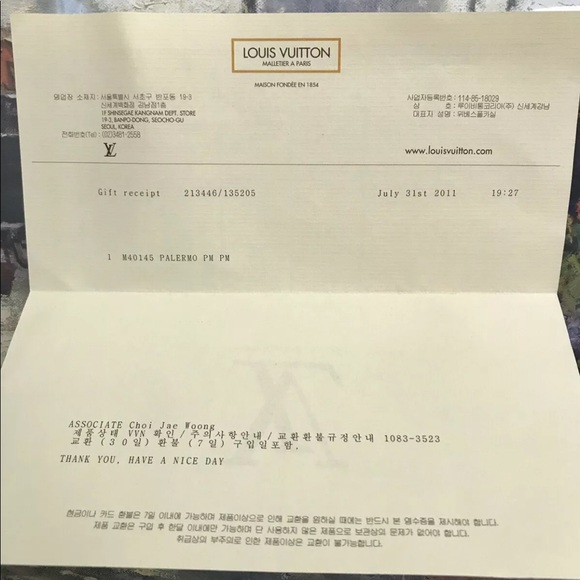 Louis Vuitton shoulder handbag with receipt - Picture 5 of 8